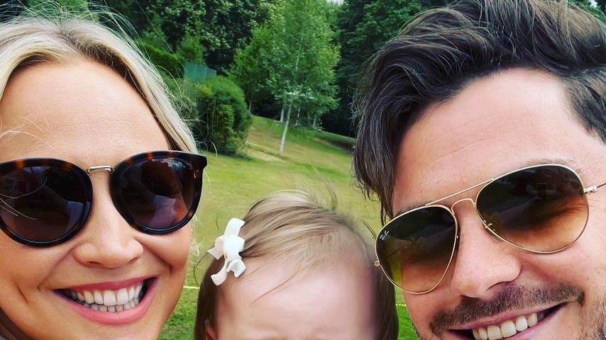 Amy Walsh und Toby-Alexander Smith mit ihrer Tochter Bonnie