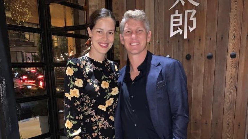 Ana Ivanovic und Bastian Schweinsteiger im September 2019