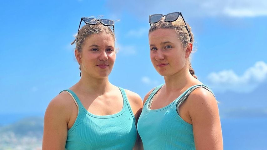 Anabel und Maria Glocker, Urlaubsfoto