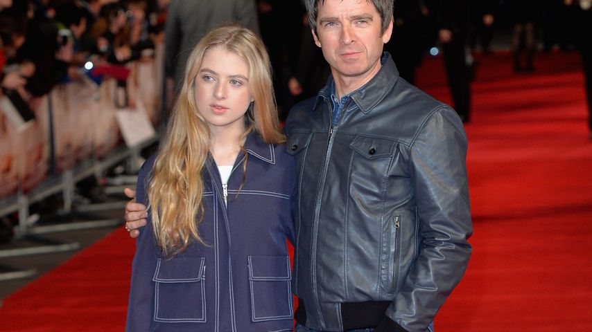 Anais und Noel Gallagher im Oktober 2015 in England