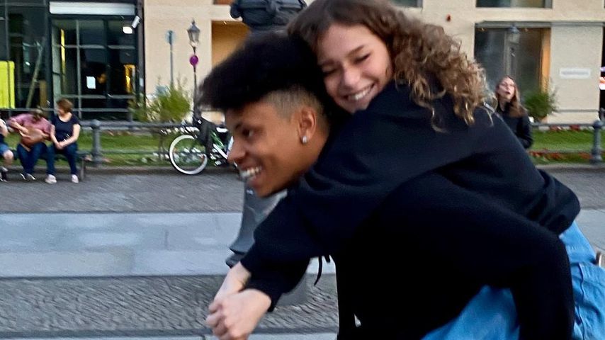 Anastasia Blevins mit ihrem Freund, Juli 2020