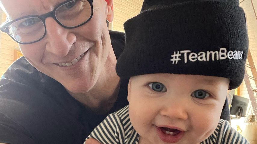 Anderson Cooper mit seinem Sohn Wyatt im März 2021