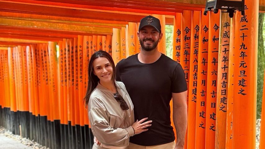 Andi Dorfman, TV-Bekanntheit, mit ihrem Mann Blaine