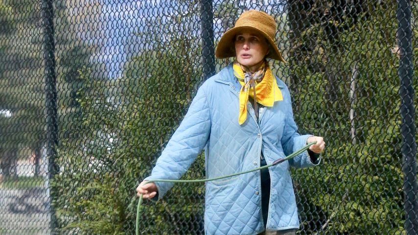 Erkannt? So sieht Andie MacDowell also beim Gassigehen aus