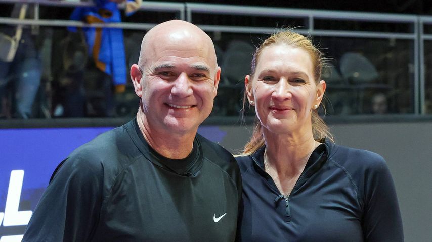 Andre Agassi und Steffi Graf, Februar 2025