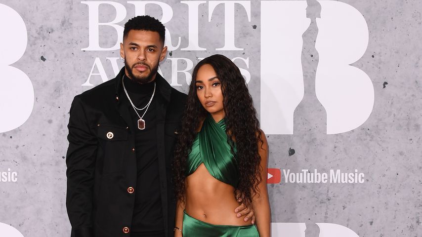 Andre Gray and Leigh-Anne Pinnock im Februar 2019