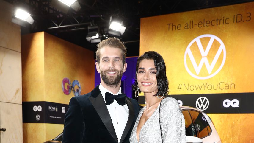 André Hamann und Justin Julia Pezzoni bei einem Event in Berlin