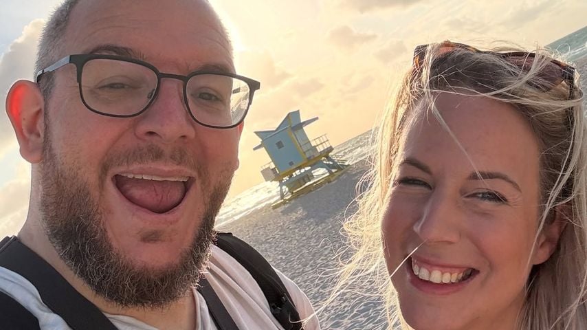 André Krieger und seine Partnerin Sabrina im Mai 2025