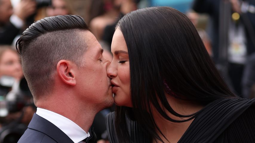 Andre Lemmers und Adriana Lima auf dem Filmfestival in Cannes, Mai 2022