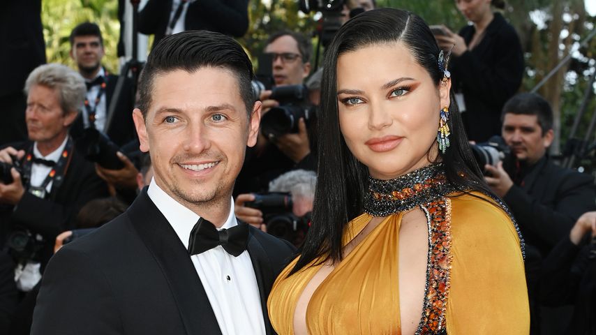 Andre Lemmers und Adriana Lima auf dem Filmfestival in Cannes, Mai 2022