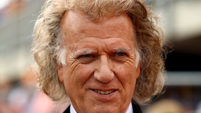 André Rieu vor dem Start des Großen Preises der Niederlande in Zandvoort, August 2023