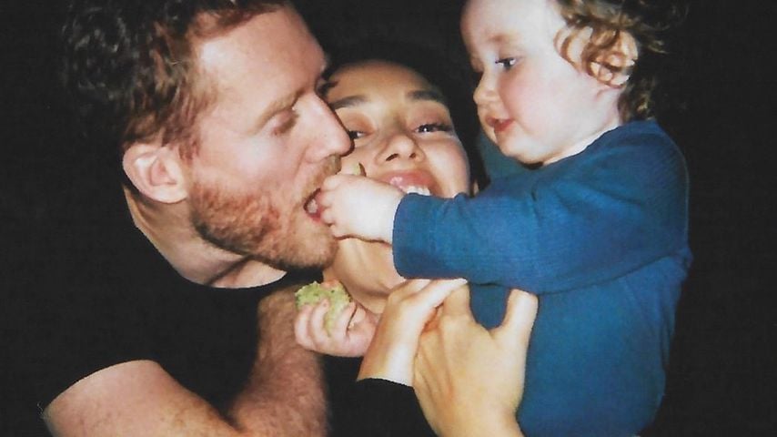 André Schürrle mit seiner Frau Anna und Tochter Kaia