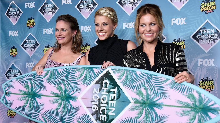 Andrea Barber, Jodie Sweetin und Candace Cameron-Bure bei den Teen Choice Awards 2016