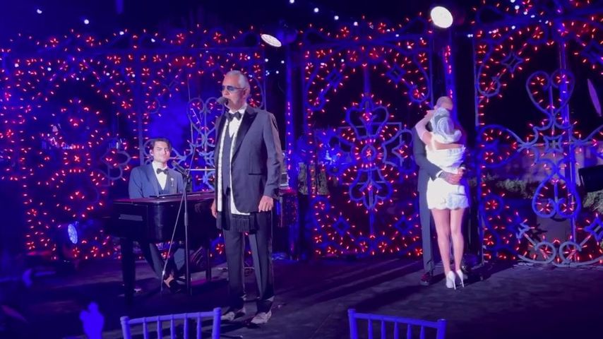 Andrea Bocelli bei Kourtney Kardashians Hochzeit
