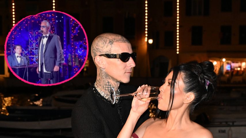 Romantisch: Andrea Bocelli bei Kourtney Kardashians Hochzeit