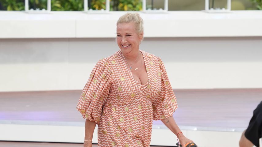 Andrea Kiewel beim "ZDF-Fernsehgarten"