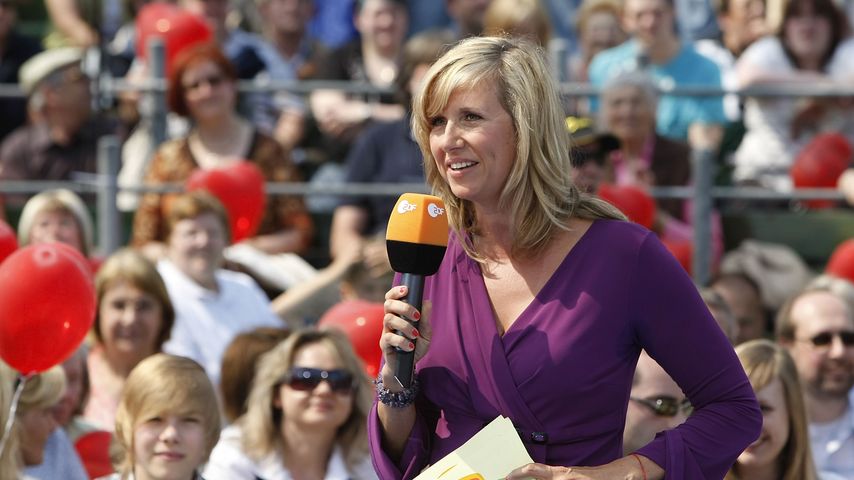 Andrea Kiewel, "ZDF-Fernsehgarten"-Moderatorin, Mai 2009