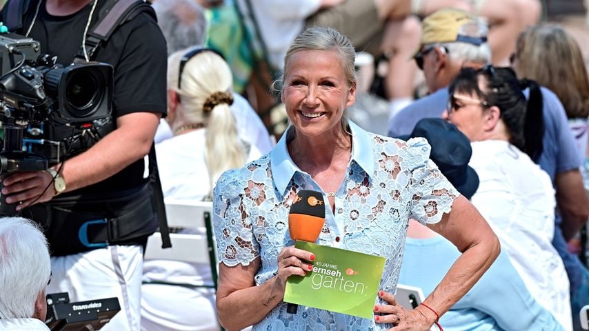 Andrea Kiwi Kiewel im ZDF-Fernsehgarten in Mainz, Mai 2026