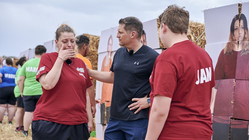 Andrea, Ramin Abtin und Jan bei "The Biggest Loser – Family Power Couples"