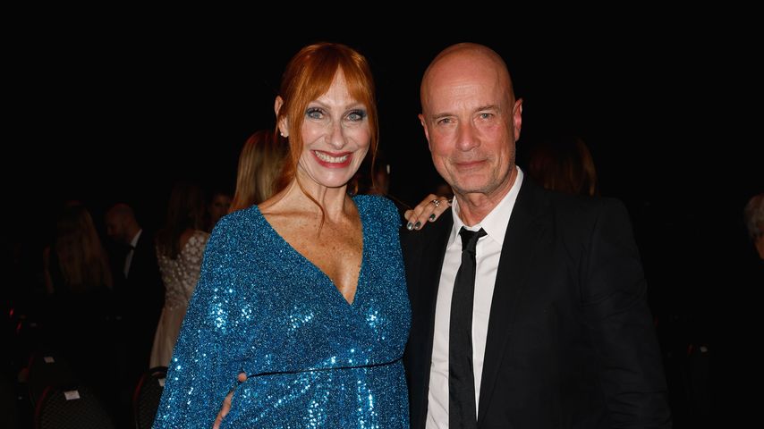 Andrea Sawatzki mit ihrem Mann Christian Berkel, Oktober 2021