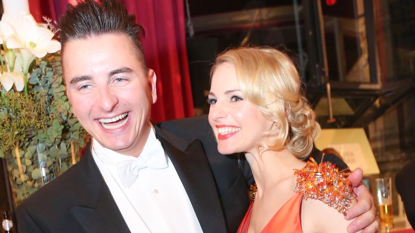 Andreas Gabalier und Silvia Schneider beim Wiener Opernball im Februar 2015