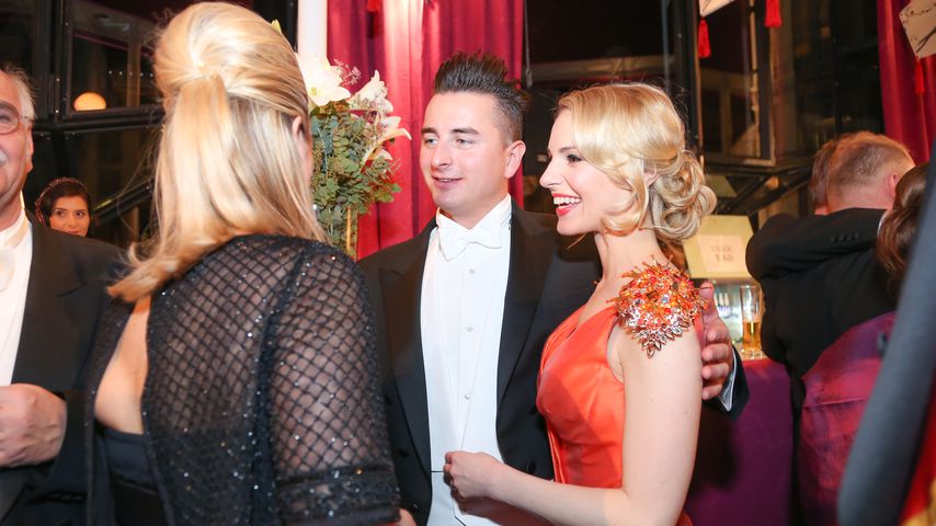 Andreas Gabalier und Silvias Schneider beim Wiener Opern Ball 2015