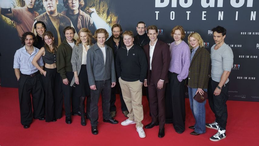 Der Cast von "Die drei ??? - Toteninsel" in München, 2026