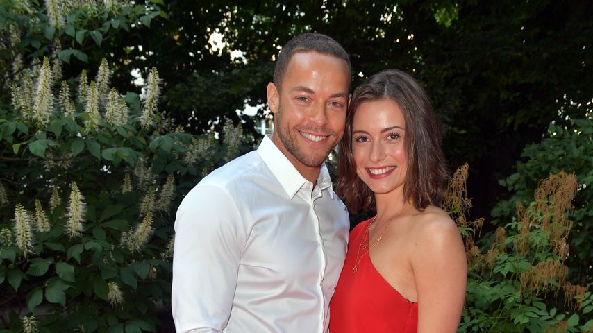 Andrej Mangold und Jennifer Lange bei der Red Summer Night by Bunte.de, 2019