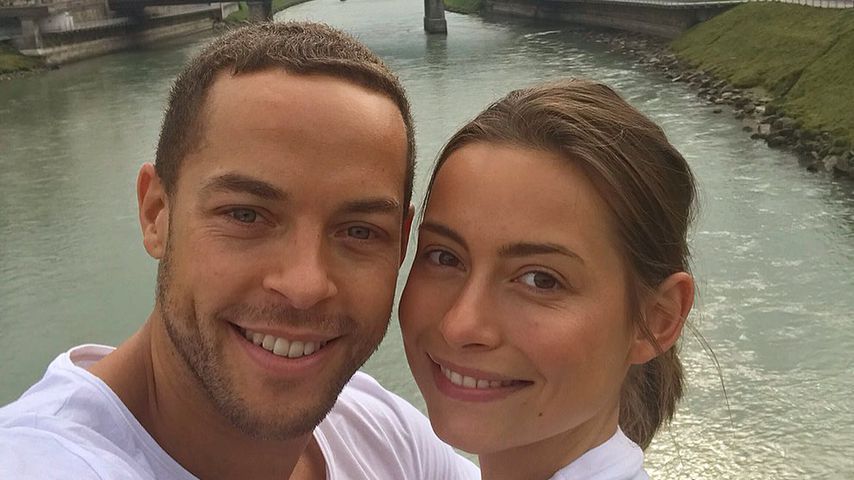 Bachelor Andrej Mangold mit seiner Freundin Jenny Lange