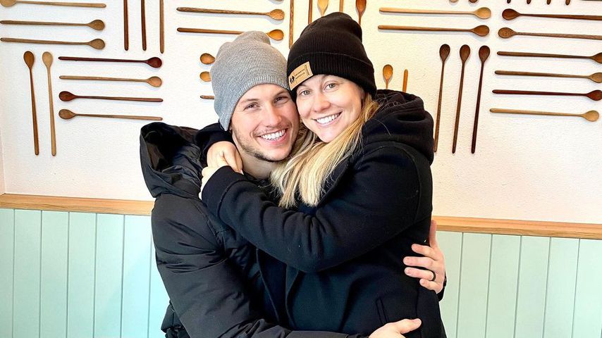Andrew East und seine Frau Shawn Johnson