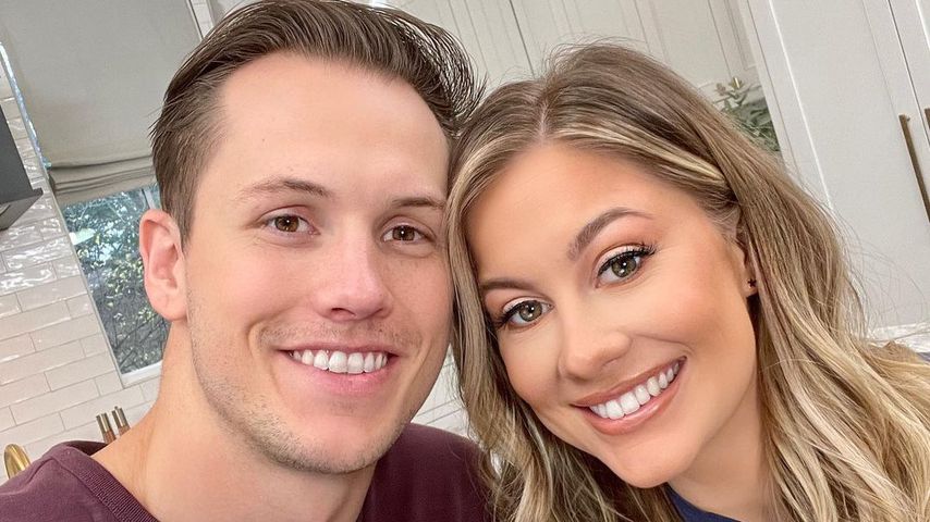 Andrew East und seine Frau Shawn Johnson East im Dezember 2020
