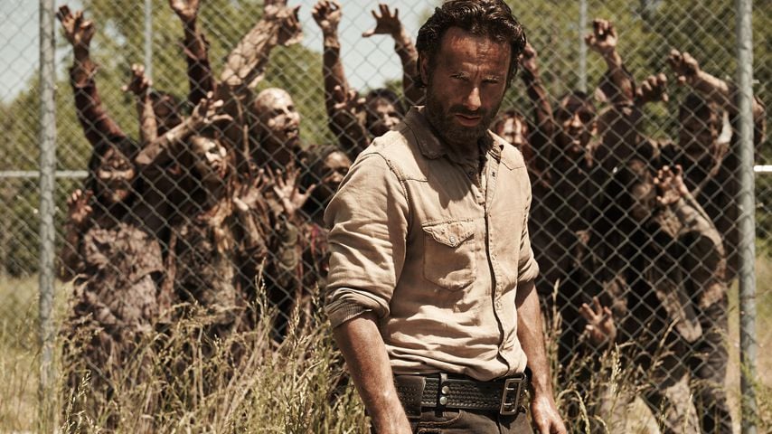 Andrew Lincoln als Rick Grimes in "The Walking Dead" Staffel vier