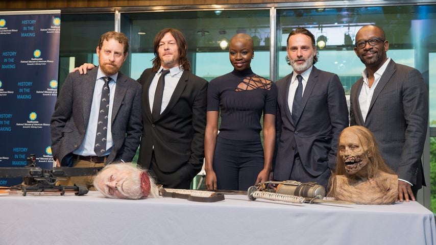 Scott M. Gimple, Norman Reedus, Danai Gurira, Andrew Lincoln & Lennie James