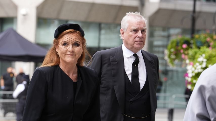 Andrew Mountbatten Windsor und Sarah Ferguson 2025 in London