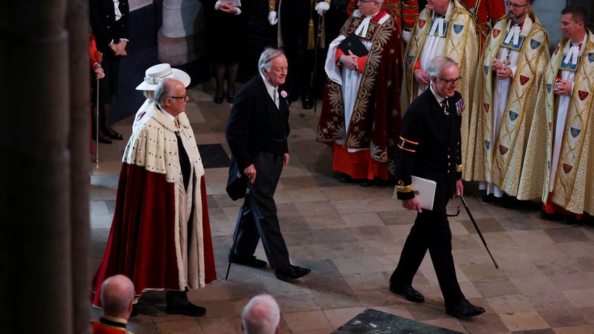 Andrew Parker Bowles bei der Krönung von König Charles im Mai 2023