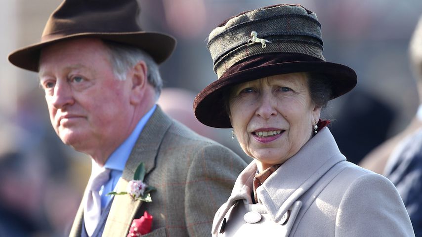 Andrew Parker Bowles und Prinzessin Anne im März 2014