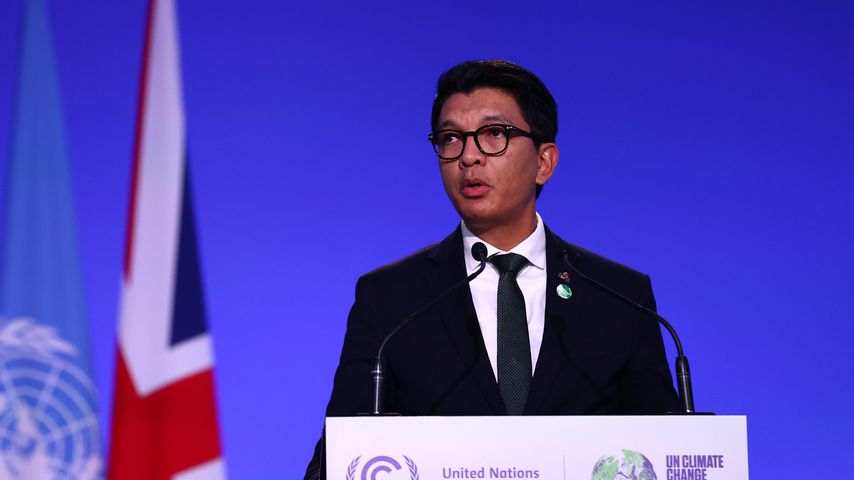 Andry Rajoelina im November 2021 in Glasgow