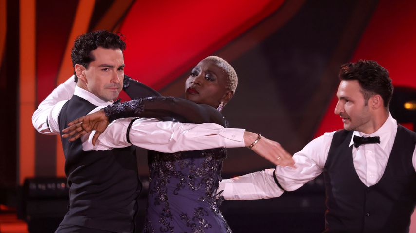 Andrzej Cibis, Auma Obama und Robert Beitsch bei "Let's Dance"