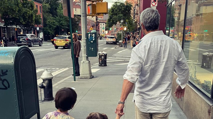 Andy Cohen mit seinen Kindern Ben und Lucy Eve