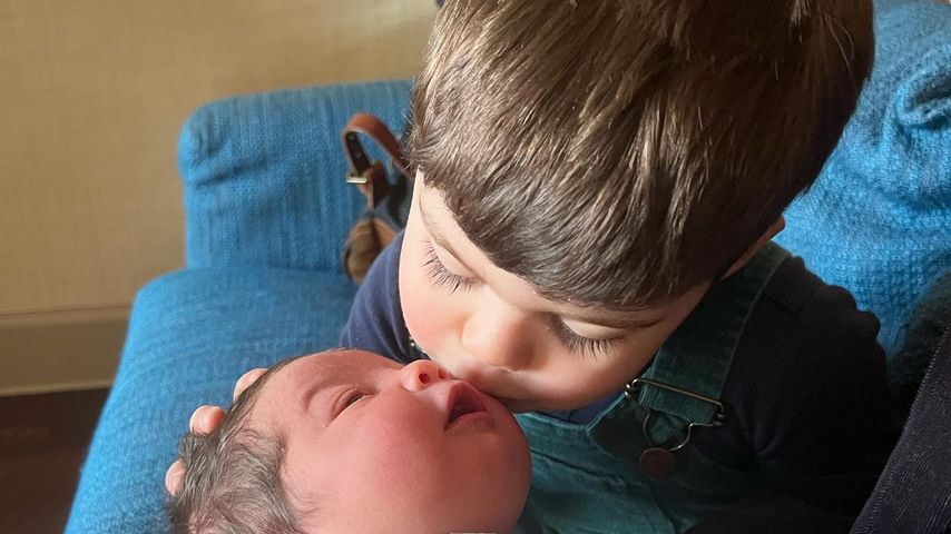 Andy Cohens Kinder Benjamin und Lucy im Mai 2022