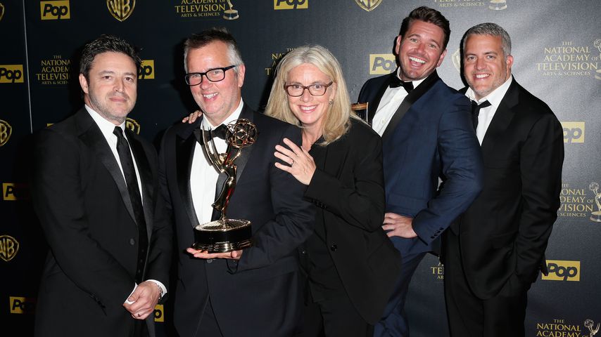 Andy Lassner, Ed Glavin, Mary Connelly, Kevin Leman und Jonathan Norman im April 2015