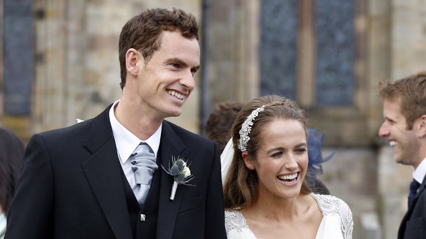 Andy Murray mit seiner Frau Kim, April 2015