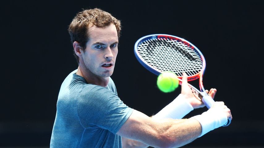 Andy Murray bei den Australian Open in Melbourne, Januar 2019