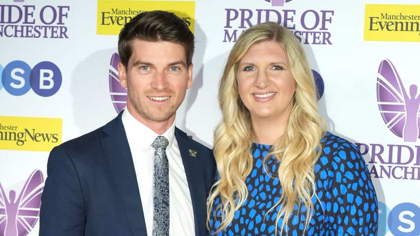 Andy Parsons und Rebecca Adlington im Mai 2023 in Manchester