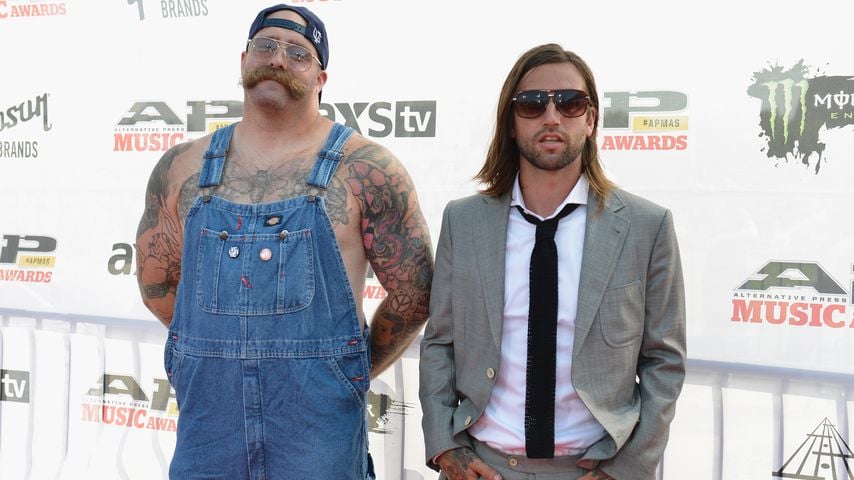 Andy Williams und Keith Buckley bei den Gibson Brands AP Music Awards 2014 in Cleveland