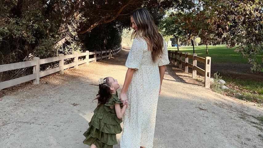 Angel Carter mit ihrer Tochter