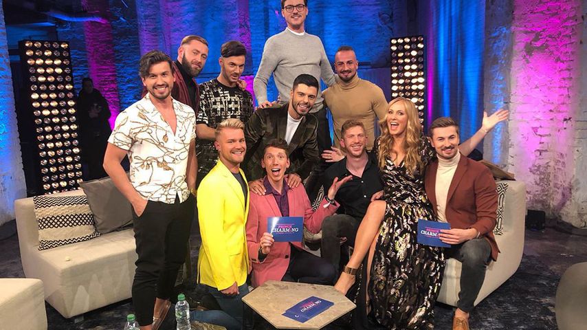 Angela Finger-Erben mit dem "Prince Charming"-Cast