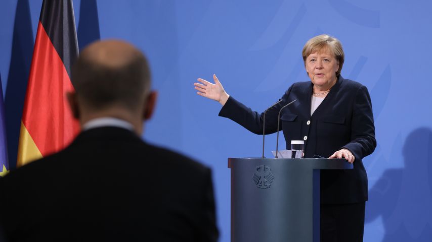 Angela Merkel im Dezember 2021