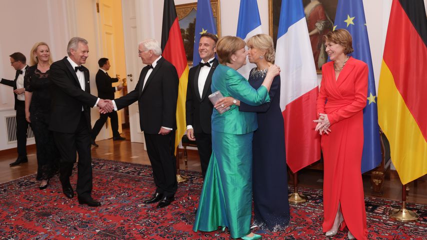 Angela Merkel und Brigitte Macron in Berlin