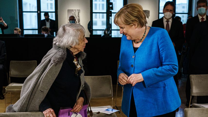 Angela Merkel und Margot Friedländer, September 2021